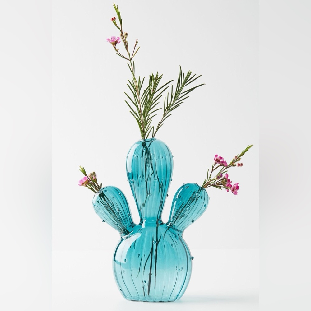 Anthropologie Cactus Vase